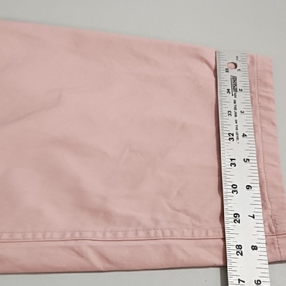 Old Navy Soft Pink Chinos Relaxed Fit Lightweight Cotton Spandex Pockets NWOT - Picture 10 of 14